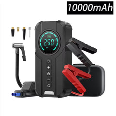 Car Jump Starter Air Pump 150PSI Air Compressor 2000A Jump Starter Power Bank Lighting Battery Starters Auto Tyre Inflator